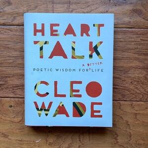 Heart Talk by Cleo Wade small coffee table book